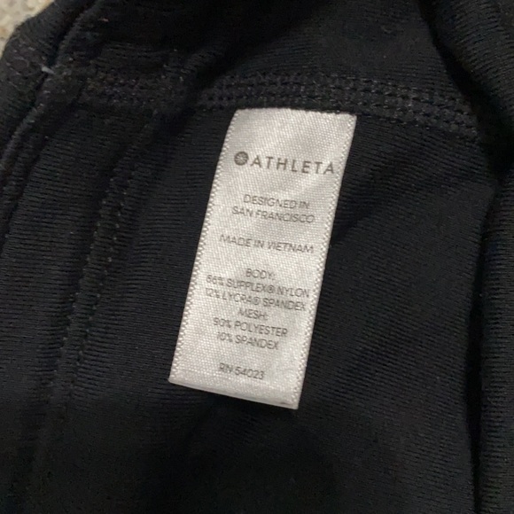 Athleta full length black jogger leggings. Medium - Picture 3 of 4